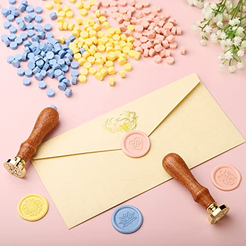 360Pcs Dusty Pink Sealing Wax Beads (360 Count)