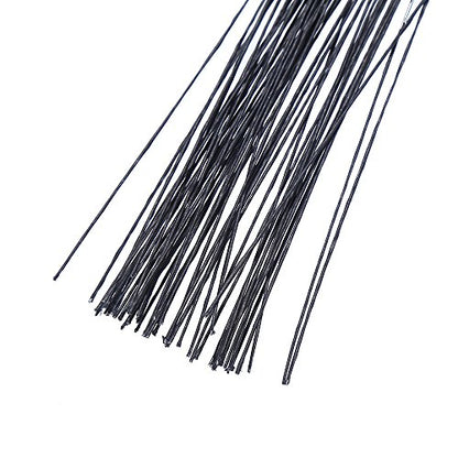 26 Gauge Black Floral Wire 16 inch (66.77 Foot)