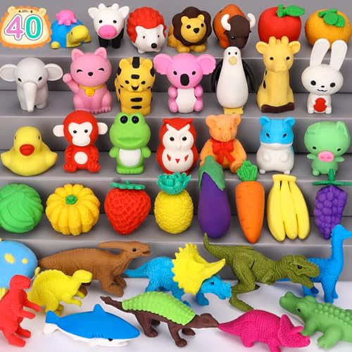 40 Cute Desk Pets for Classroom (40 Count)
