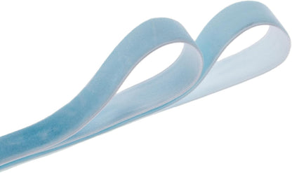 Vintage Sky Blue Velvet Ribbon Christmas Ribbon for Gift Wrapping Crafts Christmas Tree Ornaments Garland Decorations, 1-1/2 Inch X 25Yd - Crafty Corner
