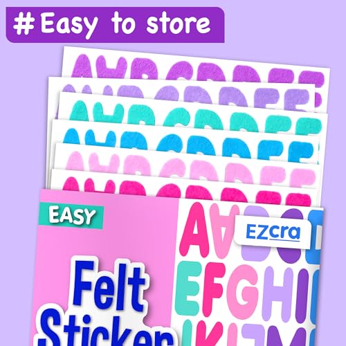 Felt Alphabet Stickers