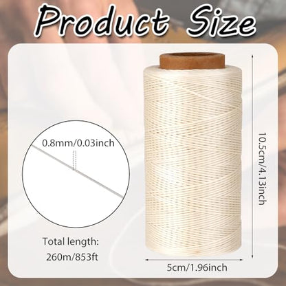 Waxed Linen Thread for Book Binding