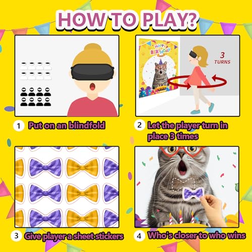 Cat Birthday Party Games for Kids