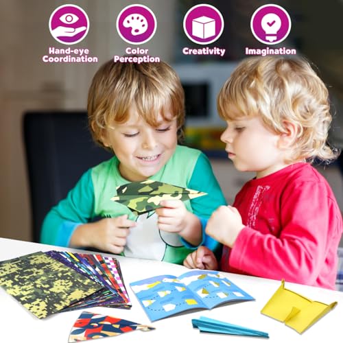 70 Airplane Origami Paper