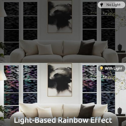 Blackout Window Film Light Blocking with Kit