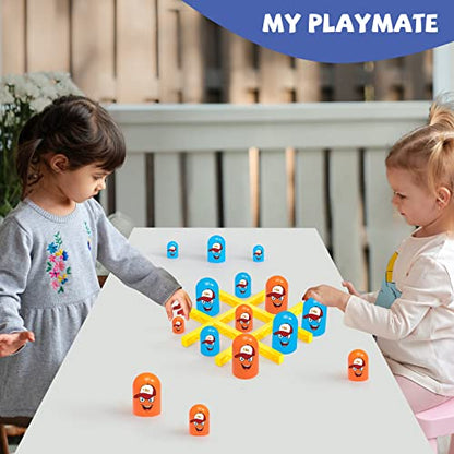 Upgraded Tic Tac Toe Strategy Board Game for Kids