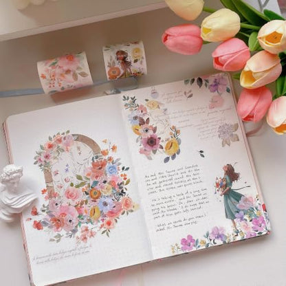Pre Cut Carefree Wide Washi Tape