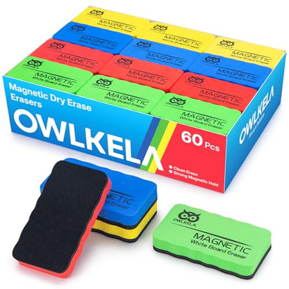 60 pcs Dry Erase Erasers