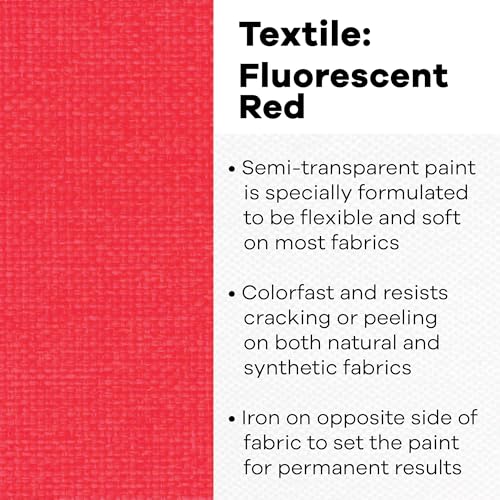 Textile Color Fluorescent Red (8 Fl Oz)
