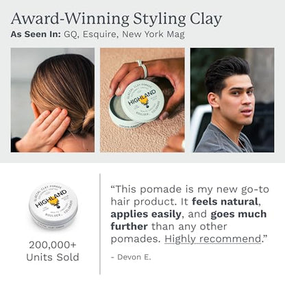 Glacial Hair Clay Pomade (2.1 Ounce)