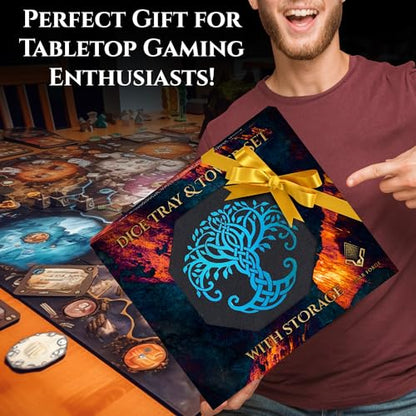 All-in-One Game Roamer - Dice Tray & Tower for DND and RPG