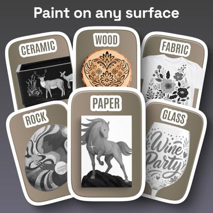 5 Gray Tones Dual (5 Count)