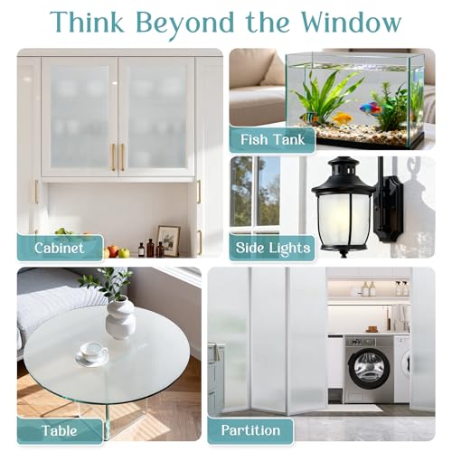 Frosted Window Privacy Film with Tools