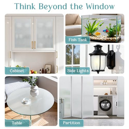Frosted Window Privacy Film with Tools