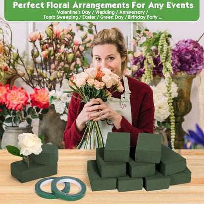 10 Pcs Small Floral Foam Blocks 5.5” x 3.1” x 1.7”