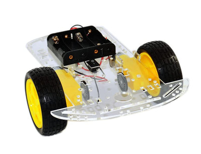 RC 2WD Car Chassis Kit with Motor Speed Encoder for Arduino