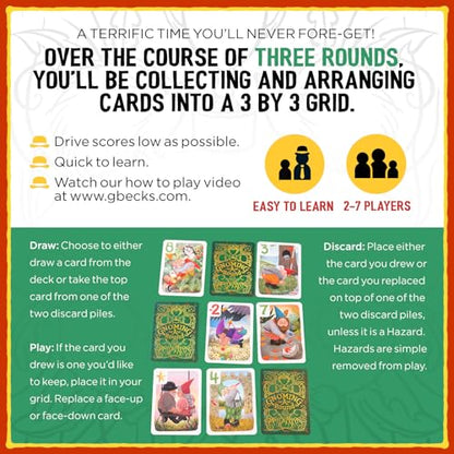 Gnoming A Round Family Golf Style Card Game