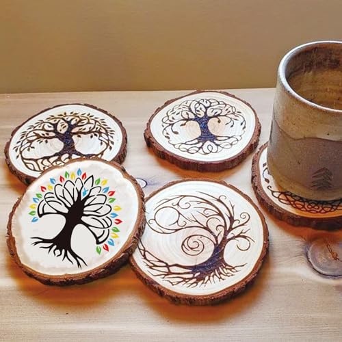 Small Stencils for Painting on Wood Burning Reusable (65 Count)