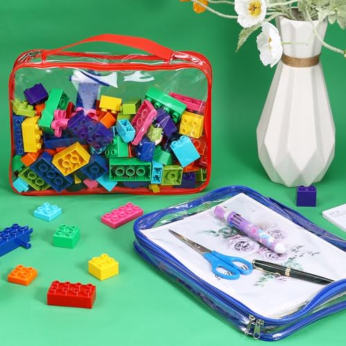 4 Packs Large Toy Storage Bags with Zipper (4 Count)