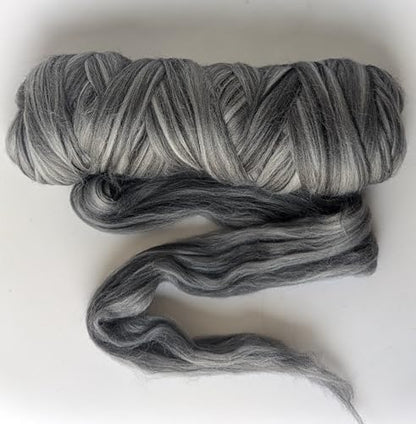 Multi Colored Natural Wool roving 1 lb. Best Wool for Needle Felting
