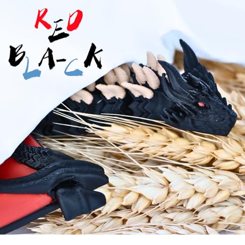 3D Flying Flexible Printed Dragon with Wings