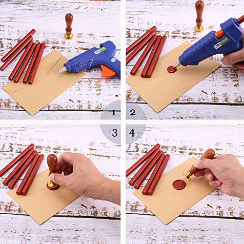 16Pcs Christmas Sealing Wax Sticks for Wax Seal Stamp (16 Count)