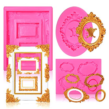 Photo Frame Silicone Mold (3 Count)