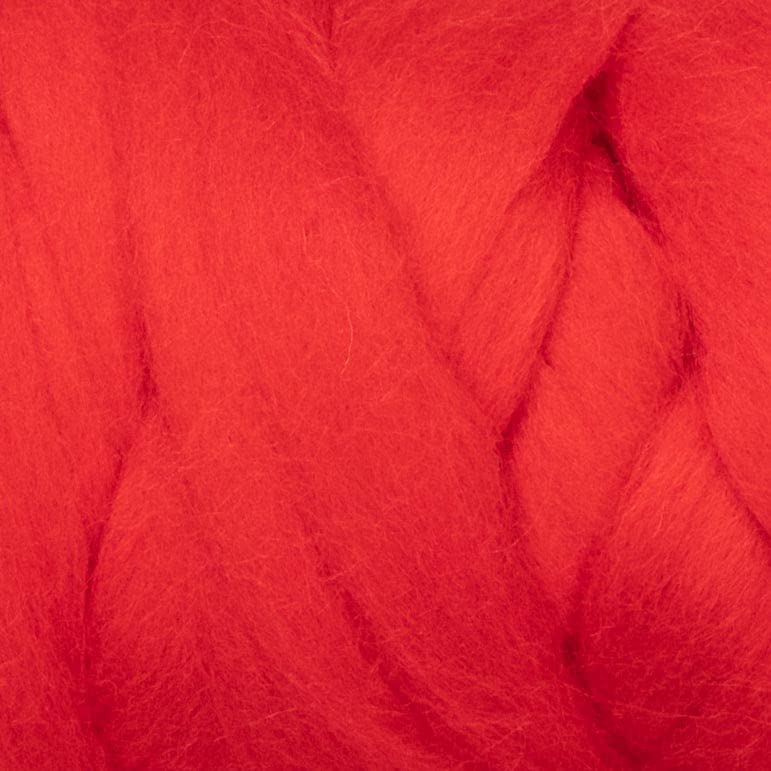 Colored Natural Wool roving
