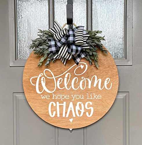 Welcome Stencils for Painting on Wood Funny Sarcastic Stencil 12"