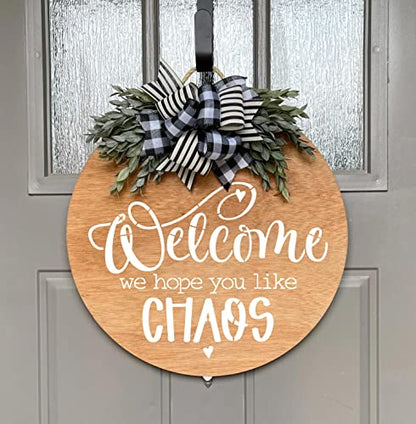 Welcome Stencils for Painting on Wood Funny Sarcastic Stencil 12"
