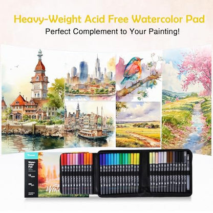 Watercolor Pens Set (36 Count)