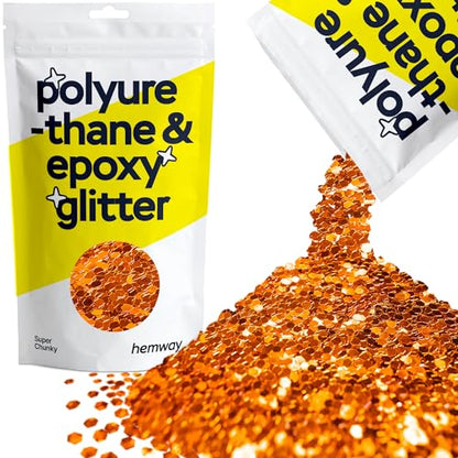 Resin Glitter Copper 100g Super Chunky Polyurethane & Epoxy Glitter (3.5 Ounce)