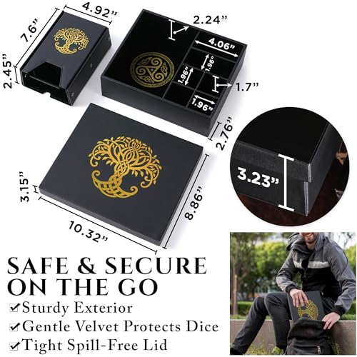 All-in-One Game Roamer - Dice Tray & Tower for DND and RPG