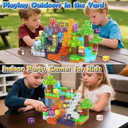 150PCS Magnetic Blocks Building Toys for 3+ Year Old Boys Girls (150 Count)