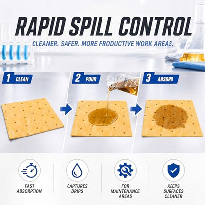 30 Pcs Oil Absorbent Pad for Spill (30 Count)