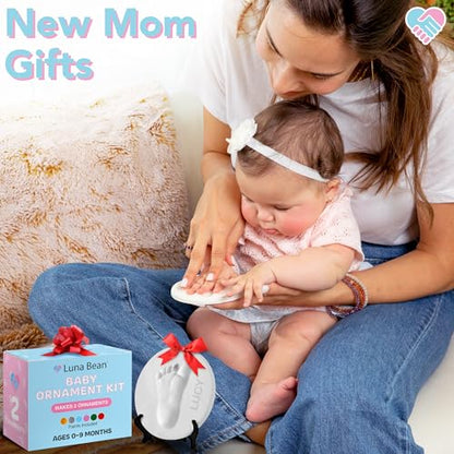 Baby Handprint Ornament Making Kit with Paint Set (2 Count)