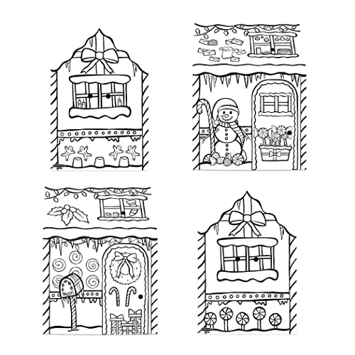 BB at Play Xlarge Color In Gingerbread Playhouse Craft Activity for Kids
