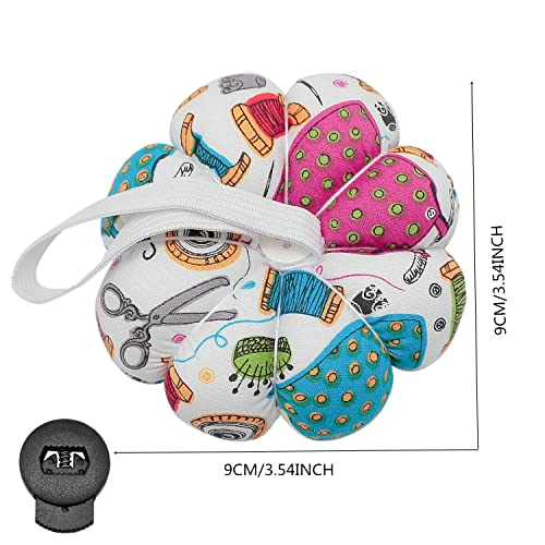 Wrist Pin Cushions Sewing Needle Cushion Holder Band Wearable Pincushions for Sewing