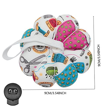 Wrist Pin Cushions Sewing Needle Cushion Holder Band Wearable Pincushions for Sewing