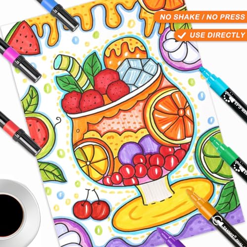 24 Colors Acrylic Paint Markers (24 Count)