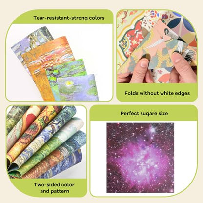 Patterned Origami Paper Kit (50 Count)
