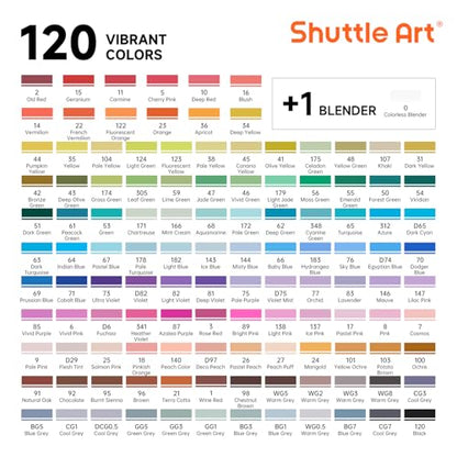 Brush Tip Alcohol Markers