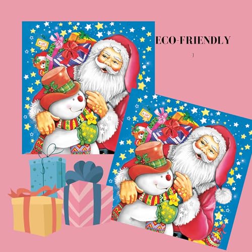 20 ct 13x13 Christmas Paper Decoupage Napkins (20 Count)