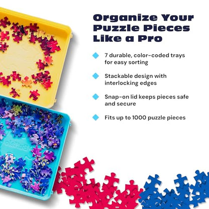 Puzzle Sorting Trays for Adults (7 Count)