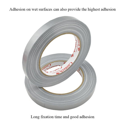 HAHIYO Silver 0.5Inch Wide Floral Tape, Waterproof Florist Tape Flower Wrap Adhesive Waterproof Decorative Tape for Bouquet Stem Wrapping Flower Arranging and Floral Craft, 2Rolls 200Feet/66Yard