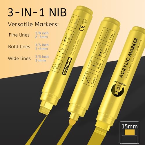 Jumbo Graffiti Poster Markers Set (12 Count)