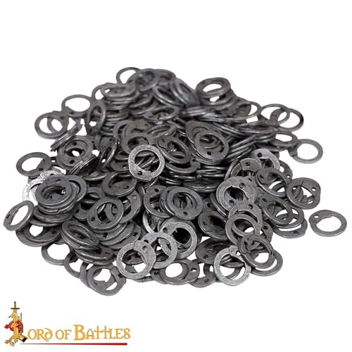 200G 1Kg Chainmail Loose Rings for Armor Crafting Perfect for DIY Chainmail Projects & Armor Repairs