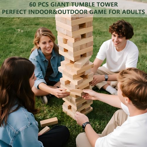 60 PCS Giant Tumble Tower