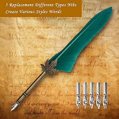 Quill Pen and Ink Set (8 Count)