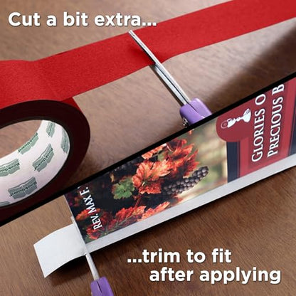 1-1/2 Inch Red Cotton Cloth Bookbinding Repair Tape, 15 Yard Roll